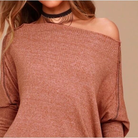 Free People We The Free Londontown Ribbed Thermal Top Size Medium - Picture 2 of 11